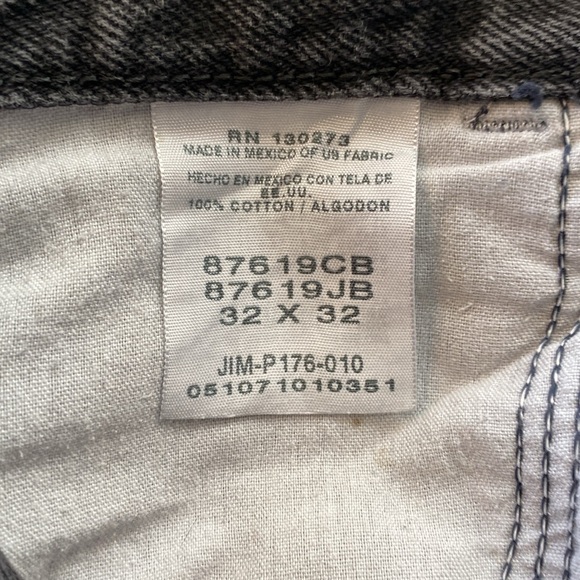 Rustler 32x32 Men’s Gray Straight Fit Jeans - Picture 3 of 7